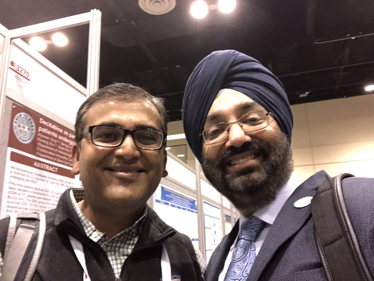 Poster session selfie with the prez POASTCT @BldCancerDoc #ASH19