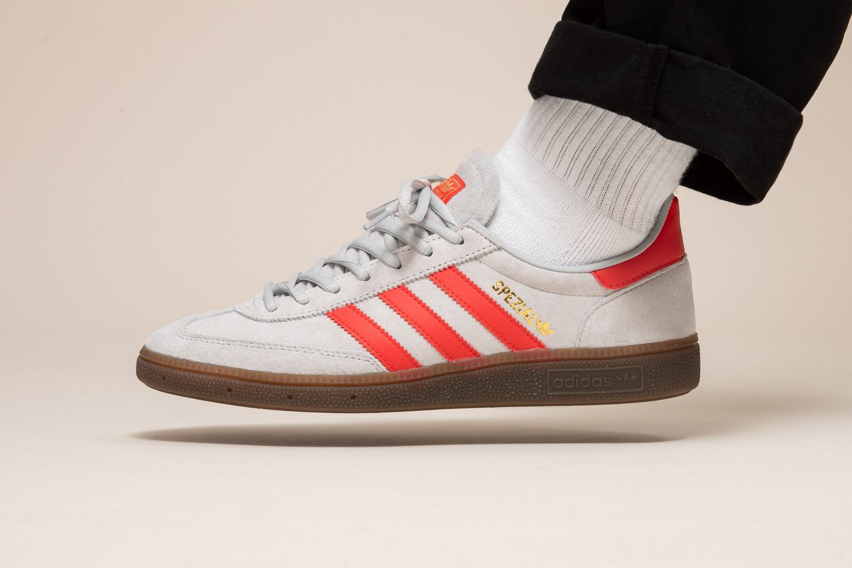 adidas spezial grey and red