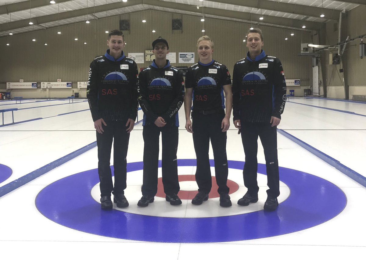 TeamRWiebe's tweet photo. MCT Championship✅. 

Thanks Brett for filling in for Carter!Great way to cap off our last speil before Jr. Provs.

Also, we’re stoked to be heading to the @Viterra2020cwcc  Championship in February!

#TeamAsham
#TeamRunback
#loadmanagement https://t.co/b814Ujs73J