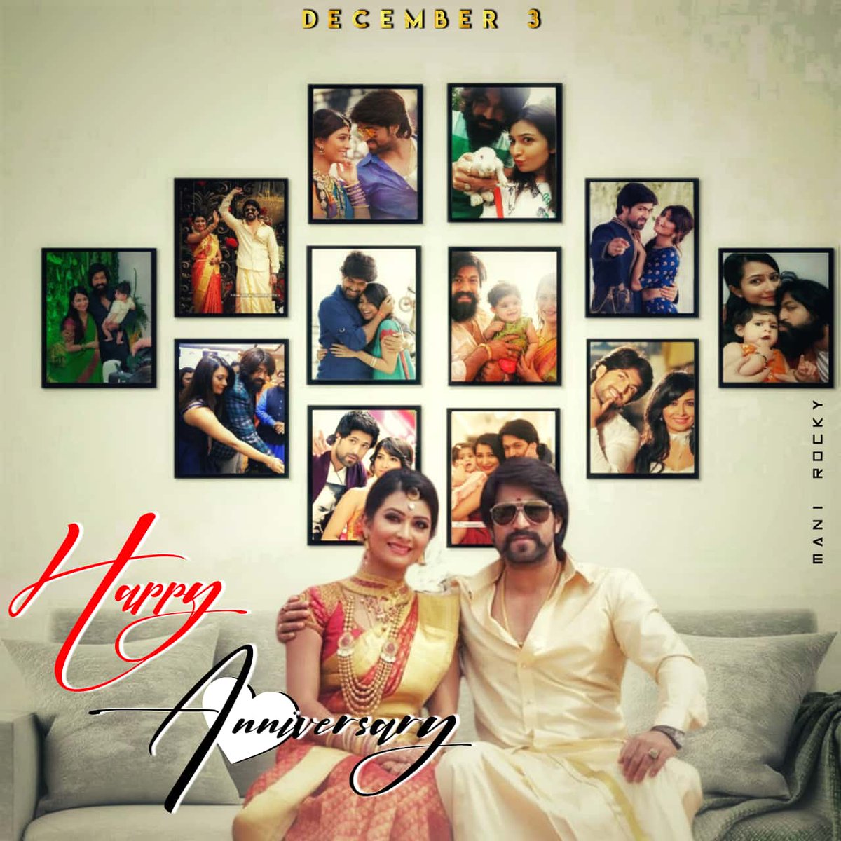 TeamYashotsava's tweet photo. ಕಿರುತೆರೆಯಿಂದ ಬೆಳ್ಳಿತೆರೆಯುದ್ದಕ್ಕೂ ಹೆಸರು ಮಾಡಿ ಜೀವನದಲ್ಲೂ ಒಟ್ಟಿಗೆ ಸಾಗುತ್ತಿರುವ ನಮ್ಮ ಪ್ರೀತಿಯ ರಾಕಿಂಗ್ ದಂಪತಿಗಳಿಗೆ ಮದುವೆಯ ವಾರ್ಷಿಕೋತ್ಸವದ ಶುಭಾಶಯಗಳು.. ಇನ್ನೂ ನೂರ್ಕಾಲ ಸುಖವಾಗಿ ನಮ್ಮೆಲ್ಲರಿಗೂ ಸ್ಪೂರ್ತಿಯಾಗಿ ಬಾಳಿ..!
#HappyAnniversary @TheNameIsYash BOSS & Athge #RockingStarYash #RadhikPandith https://t.co/8iADKFCImf