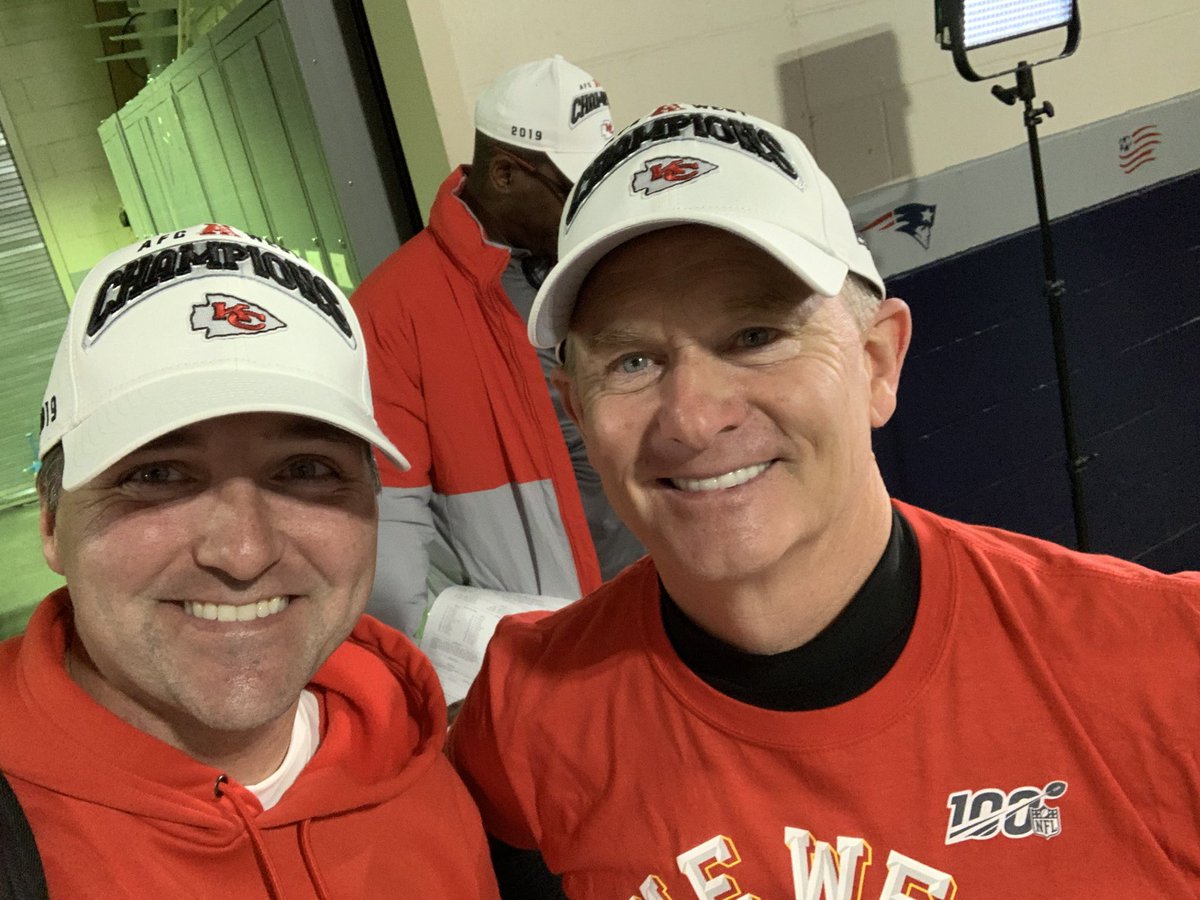 ChiefsReporter's tweet image. We’re coming home with new attire @mitchholthus. #BacktoBacktoBacktoBack