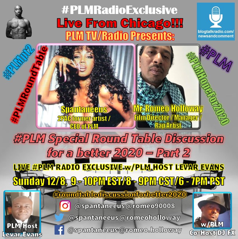 spinnercircle's tweet photo. HALFWAY THERE!!!! #PLMBaby #PLMRoundtable #WeNeedToTalk @Spantaneeus @NewsCommentBTR @romeoholloway https://t.co/dsqJKcRnaO