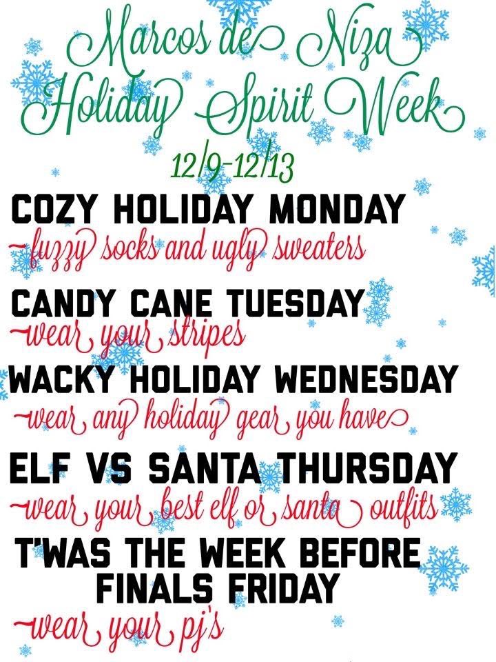 MdNAthletics's tweet photo. ☃️❄️Holiday Spirit Week❄️☃️Ugly sweaters and fuzzy socks on deck‼️ https://t.co/n6F9yiIBz8