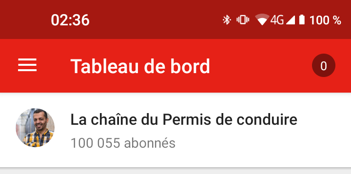 LaDriveAcademy's tweet photo. C'est fait.
La Chaîne du Permis de Conduire vient de dépasser les 100 000 abonnés. Merci pour votre confiance et votre soutien. #100k #YouTube 
Je vous promet une nouveauté magique pour début 2020. 🤗🤩 https://t.co/ycgo5ijFc6