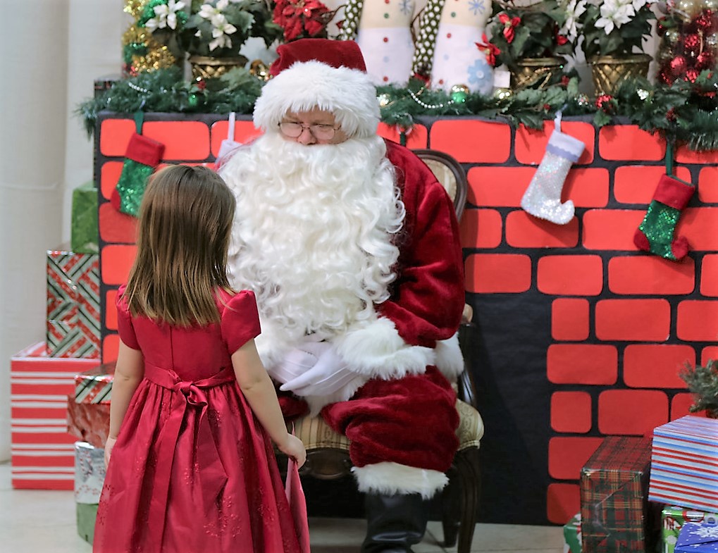 PostBe02's tweet image. American Legion Post BE02 Commander as Santa Claus at the 3-Star on USAG Brussels during Friday Night