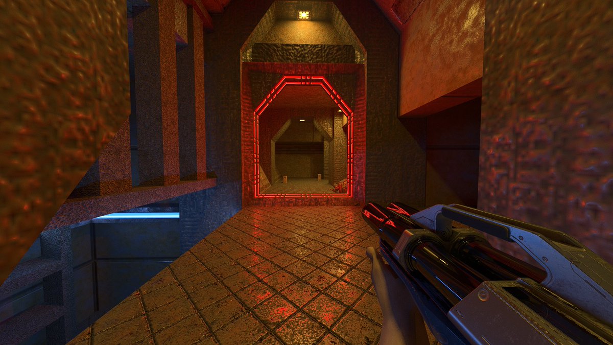 branrags's tweet photo. I could stare at this game all day... #QuakeIIRTX #RTXOn https://t.co/RI4YQnJpoc