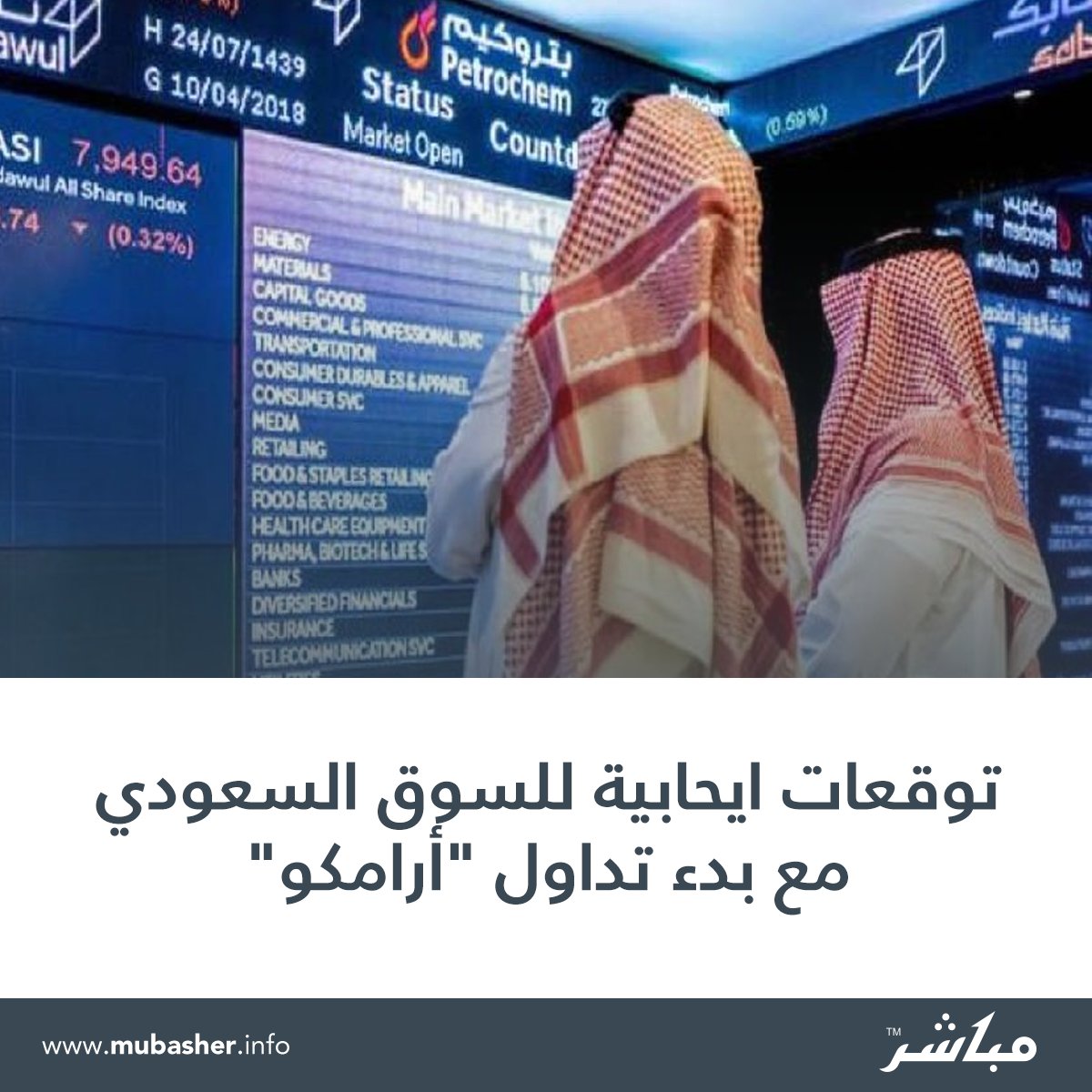 موقع مباشر السعودية توقعات ايحابية للسوق السعودي مع بدء تداول