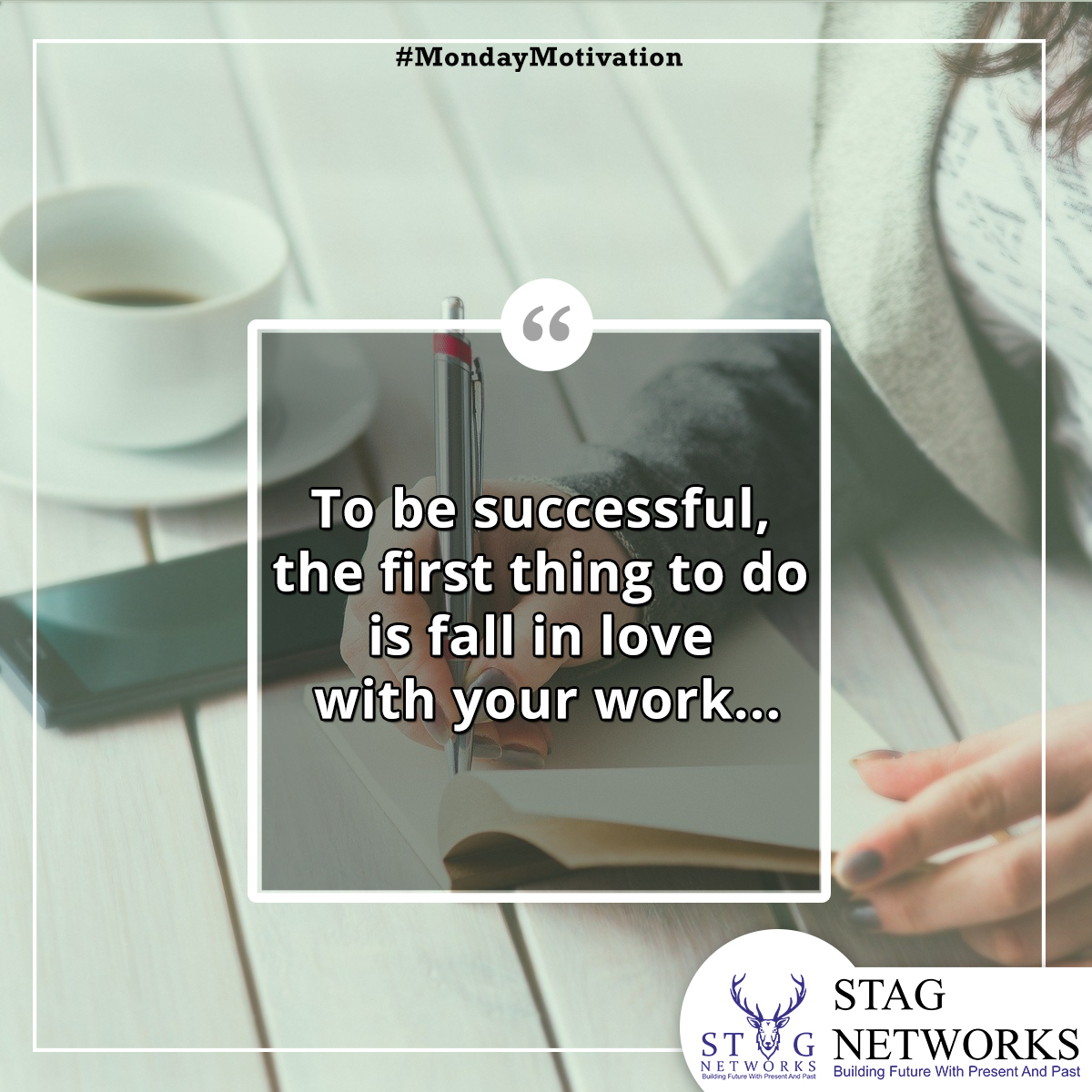 stagnetworks's tweet photo. #mondaymotivation

#motivation #motivationalquotes #mondayvibes #digitalmarketing #marketingstrategy #strategy #clients #business https://t.co/7rx3wYVj02