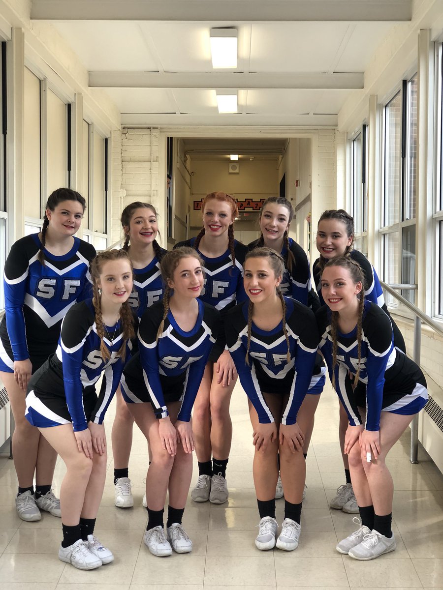 Coach_BEsq's tweet photo. We had a great day at our first comp of the season at @CLCCheerleading Thanks for another wonderful event! 💙🖤 https://t.co/V0kXX1BcPx
