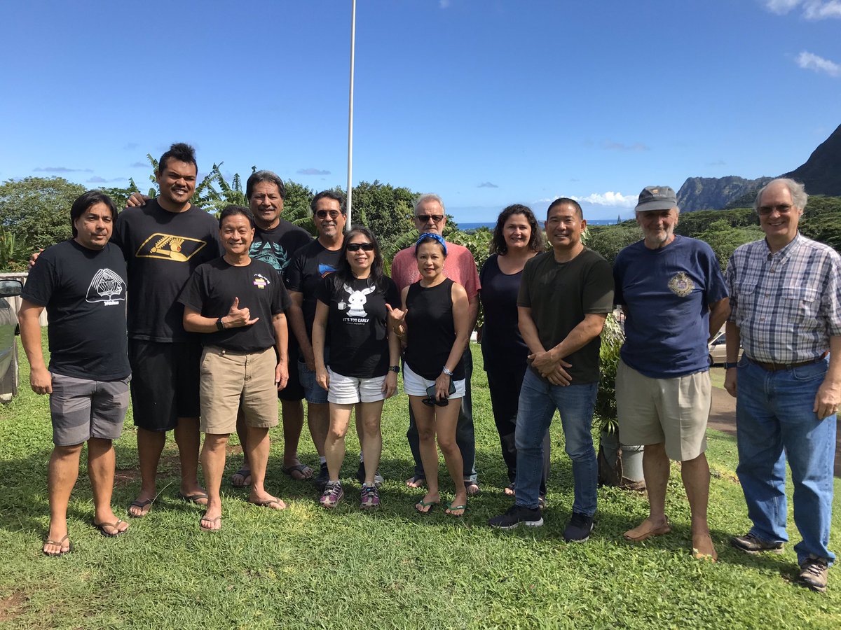 isochawaii's tweet photo. It was a beautiful day to be gathered up at Pu’uhonua o Waimanalo for our @ISOC_NA Hawaii Chapter meetup. It’s an honor to be a part of a group of not only great thinkers but great doers. Here’s to a wonderful 2020. #indigenousconnectivity #communitynetworks https://t.co/Fy59XAUJ06