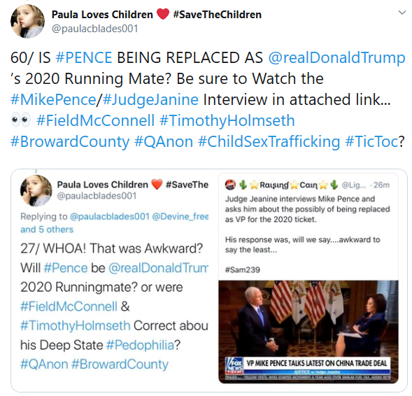 Watch the Water.Interesting that it states Pencie Boy & made the list. https://twitter.com/LightworkerCain/status/1203823970484535296