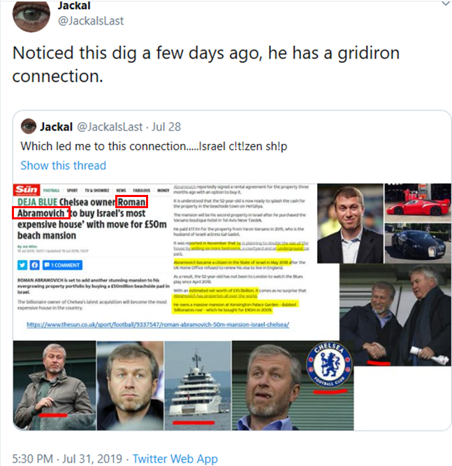 More Gr!d!r0n connections. I started seeing Trumps twts dec0de sports alot. Esp s0ccer & f00tball. Hers just one example. Follow the ball became a running joke  @voeljegoed  @verndog68  @Cindy00086290