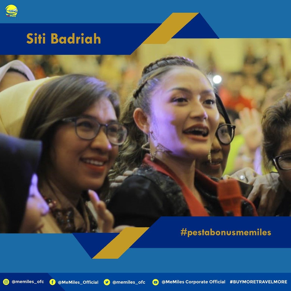 memiles_ofc's tweet photo. Siti Badriah yang turut memeriahkan acara 
Pesta Bonus MeMiles 5 Desember 2019
#memilesindonesia #indonesia #pestabonusmemiles #memilesofficial #memiles_ofc #reward #topup #millenials #sahabatmemiles #facebook #entrepreneur #success #bisnis #ekonomi #marketing https://t.co/T3snSkMqfT