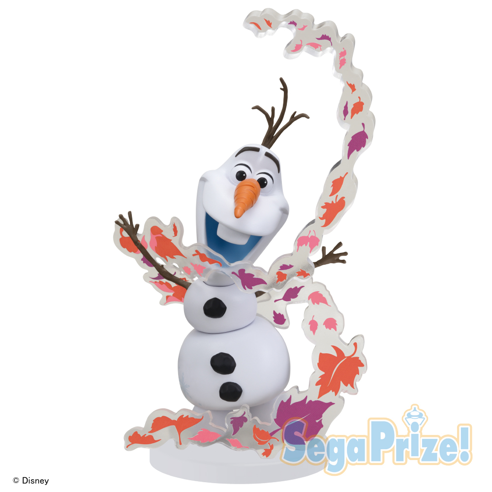 プライズ】お部屋に飾って楽しみたい「オラフ」のフィギュアとスノー
