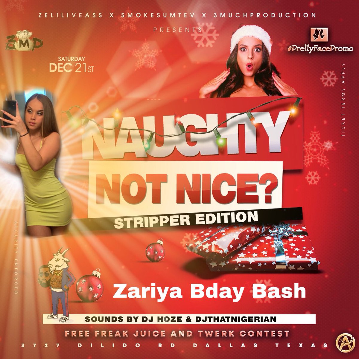 csmoove41's tweet photo. #NaughtyNotNice3 I need whole city to pull up ‼️‼️ & Calling All Colleges In Texas 🗣 #TCU21 #TCU #Txsu21 #Pv21 #Shsu21 #TJC21 #Tamuc21 #UNT21 #Twu21 #TC21 #UTA21 #UT21 #UTT21 #Lamar21 #MSU21
We going the fuck up ‼️‼️ 3 love juice 🤤🤤🌃 December 21st #NaughtyNotNice3 https://t.co/NycJAamOK7