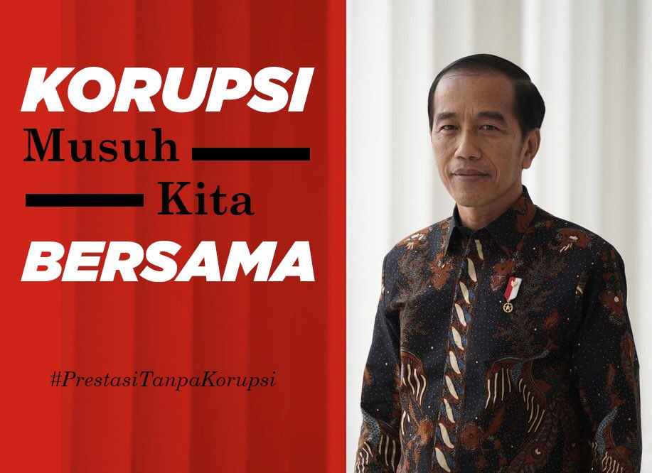 MamangUsil's tweet photo. Kalo kata Pakde korupsi itu “Public Enemy”, Kudu kita jadiin musuh sama sama #PrestasiTanpaKorupsi https://t.co/ZIc4FQfEs3