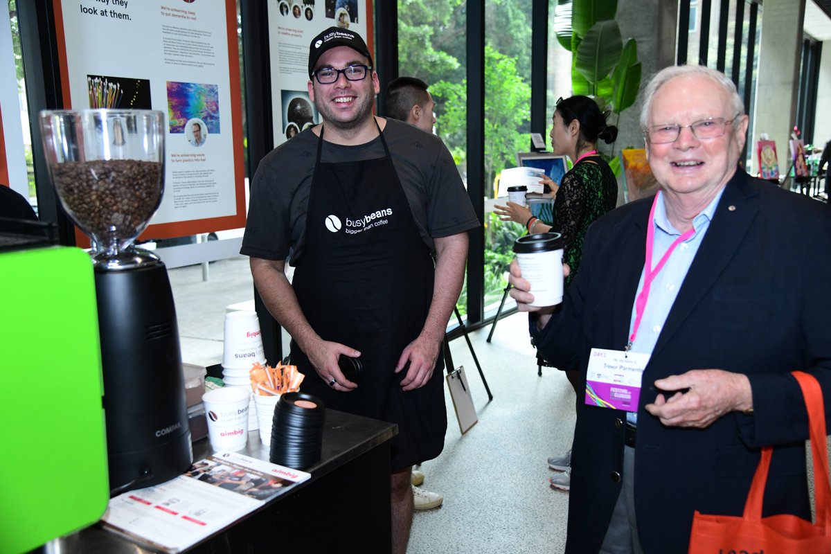 foi2019's tweet photo. Thanks so much to #BusyBeans and  Aimbig Employment for providing a free flow of coffee across both days of #FOI2019! https://t.co/Y9EZOomcgT