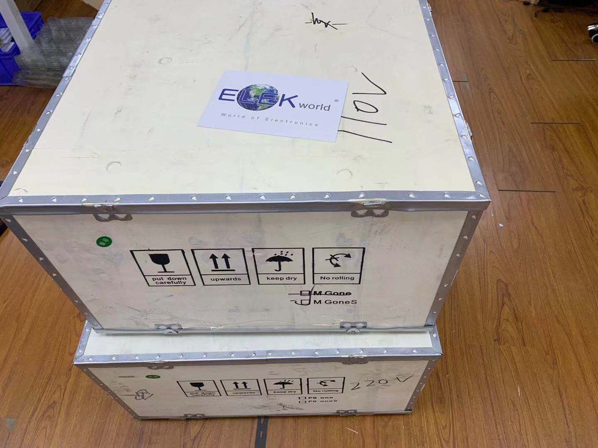 Jocelyn61047751's tweet image. Packaged Separate Laser Marking Machine is ready to be sent to one of our customers, all the boxes are built solid and durable for bearing large pressure.

#lasermachine #separatingmachine #iphonebackglass #iphonerepair #iphonefix #iphoneteardown #iphonepart #elekworld