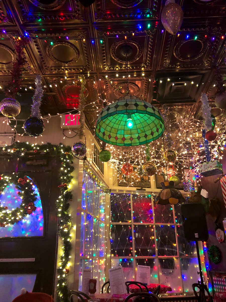 travelkenzie's tweet photo. Filled up on Christmas cheer and cocktails at The Christmas Corner Bar! #thisiscle @discoverCLE #discovercle https://t.co/vWl0XcdTqq