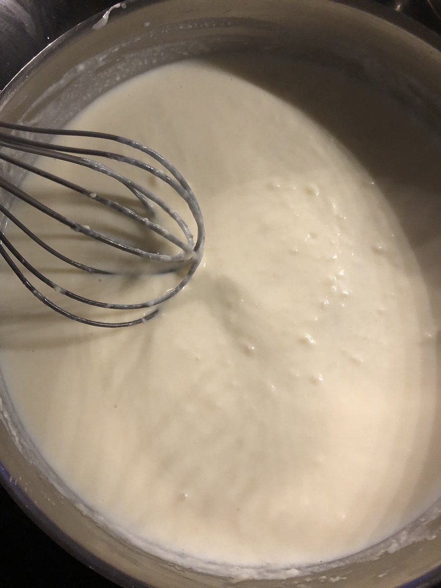 I was crying earlier today thinking about leaving my baby to return to work. Then I made this béchamel sauce and things got better. #momlife #momswhowork #momswhobechamel (I may be the only user of that hashtag; I’m old and don’t care.)