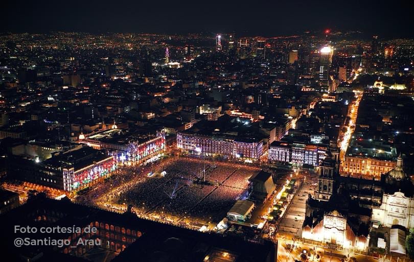 Así el Zócalo con @Residente
