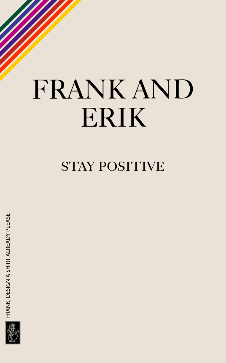 This is related to a conversation we had today and 
Erik being a perpetual depressive teen.