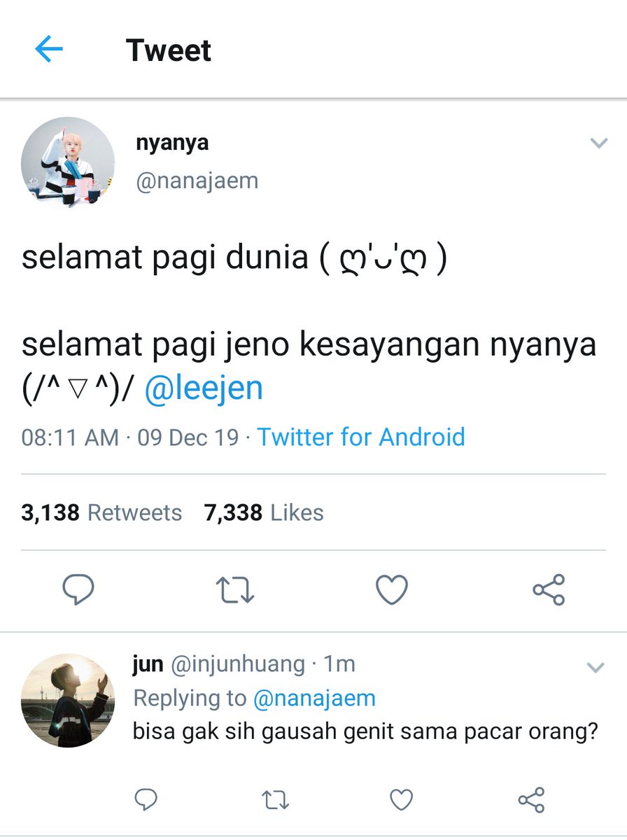 hwangbyunna's tweet photo. [ JENO n' JAEMIN ]

Cerita tentang Nana yang suka sama Jeno dari dulu tapi selalu ditolak. Tapi, Jaemin gak nyerah walau temen temen Jeno ngasih dia kata kata pedes. https://t.co/bYkenY7Joz