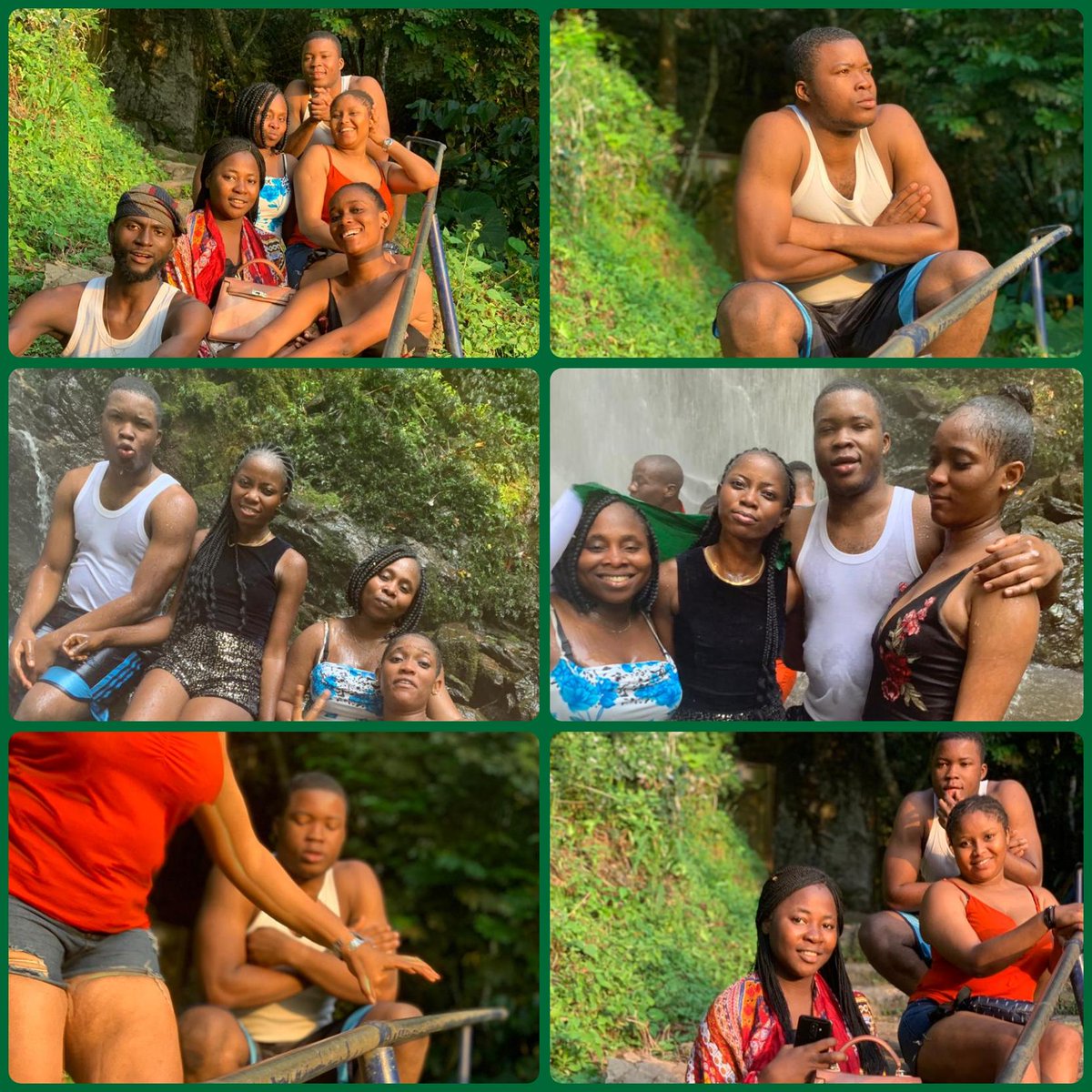 BiodunNJO's tweet photo. We got to Erin Ijesha safely, Olumirin Waterfalls in Osun state to be precise. I could only climb to the 2nd waterfall even though it as 7 levels. The most intriguing part of this place is the cold water and the rock steps. I felt nature for the first time guys. iré o 😎🚌🎒🎶 https://t.co/MI33B8HWLW