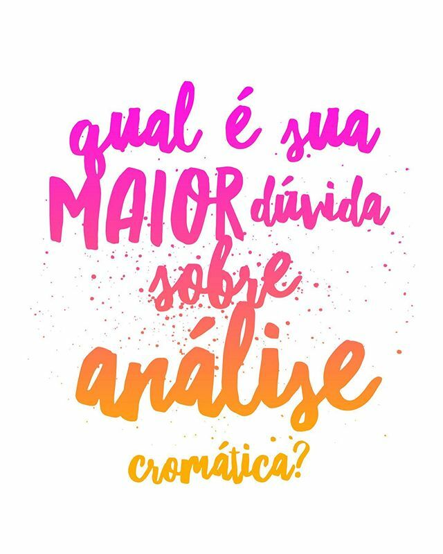 Apesar de mais popular do que nunca, a análise cromática ainda levanta muitas dúvidas… Que eu gostaria de tentar esclarecer com a contribuição de vocês! 🌈 Me digam: qual é a maior dúvida de vocês em relação a análise de coloração pessoal? Nenhuma per… ift.tt/2E2K8XO