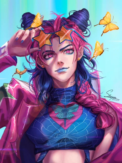 Blue/pink Jolyne⭐️ #空条徐倫 