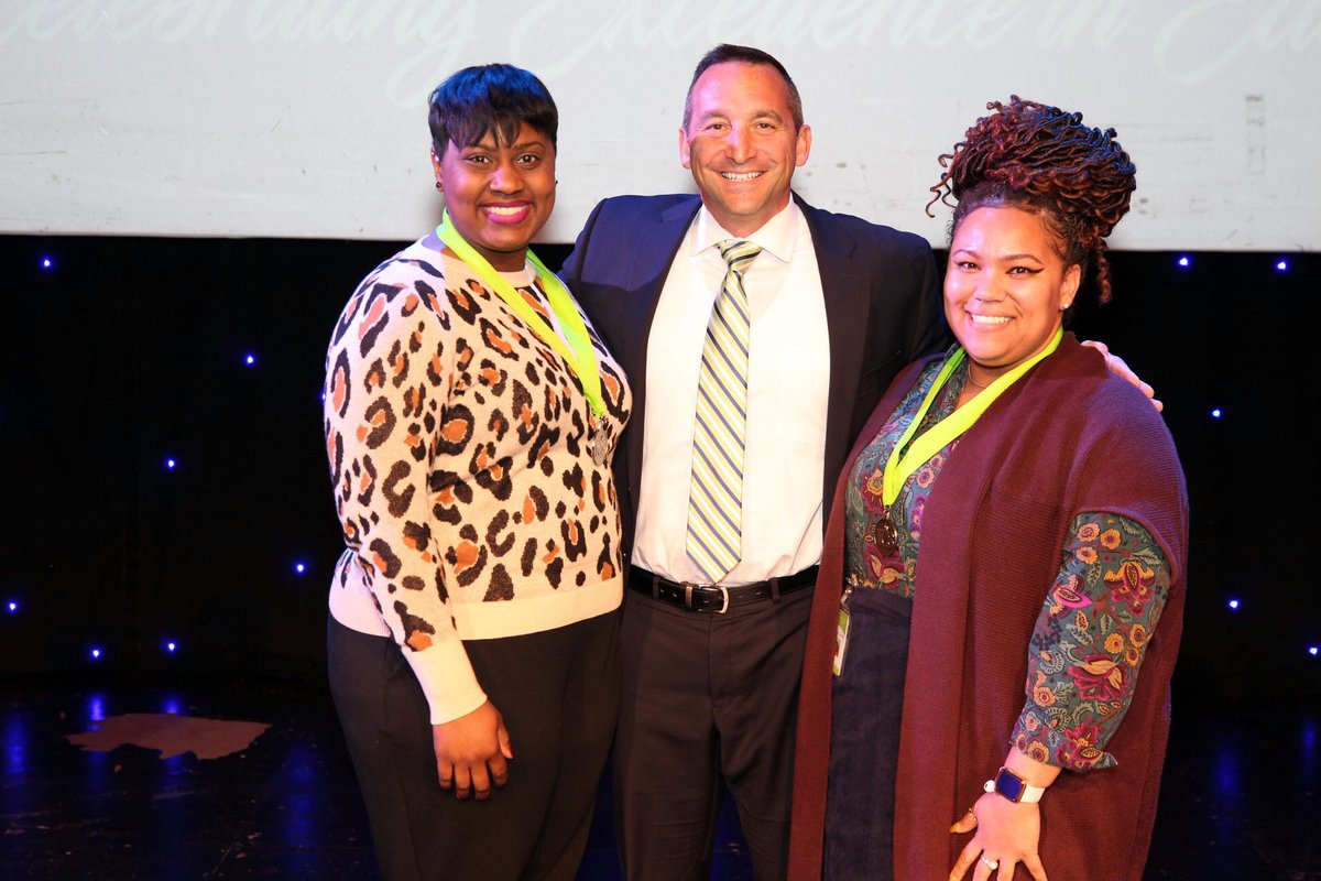 KRQuarles's tweet photo. Love, love, love these pictures of us from the @TCSBoardofEd Apple Awards! You are amazing @stockdalestyle and I cannot wait to collaborate with you! #BeAmazing #AppleAwards ๐
2019-20 Technology Innovators of the Year! #TCSLearns #Technology #Innovators #TechnoloGenius https://t.co/VtBtqueH2M