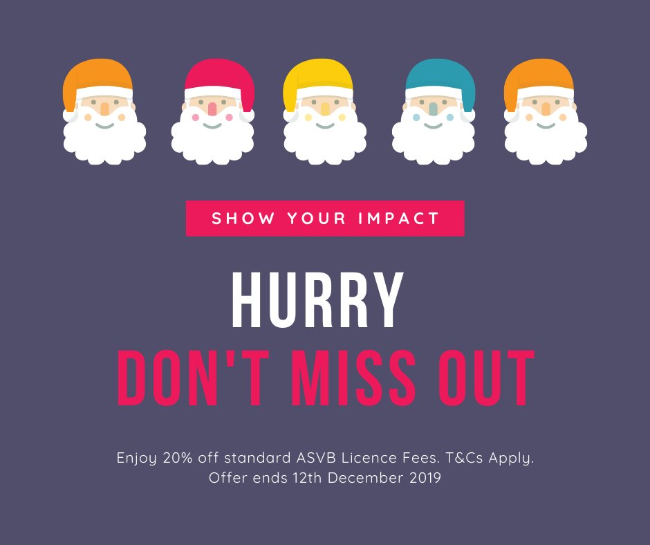 Probably your last chance to grab our Christmas offer- Santa is early with 20% off all our subscriptions when you sign up before 12th December. Tick social value tool off your Christmas shopping list now ✔️asvb.com.au/2019/11/06/xma…