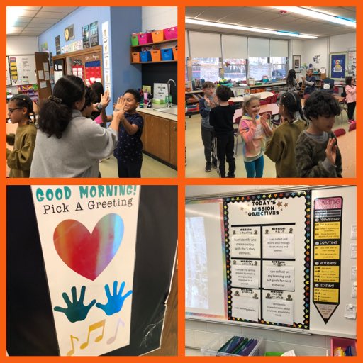 NPAsstSupt's tweet image. ⁦@npschoolsri⁩ ⁦@greystone_np⁩ Students learning a clapping game &amp;amp; singing in music class #rhythm #beat #learningobjectives #npsdlearns #npsdpride 😊💗🐯🐾🎼👏