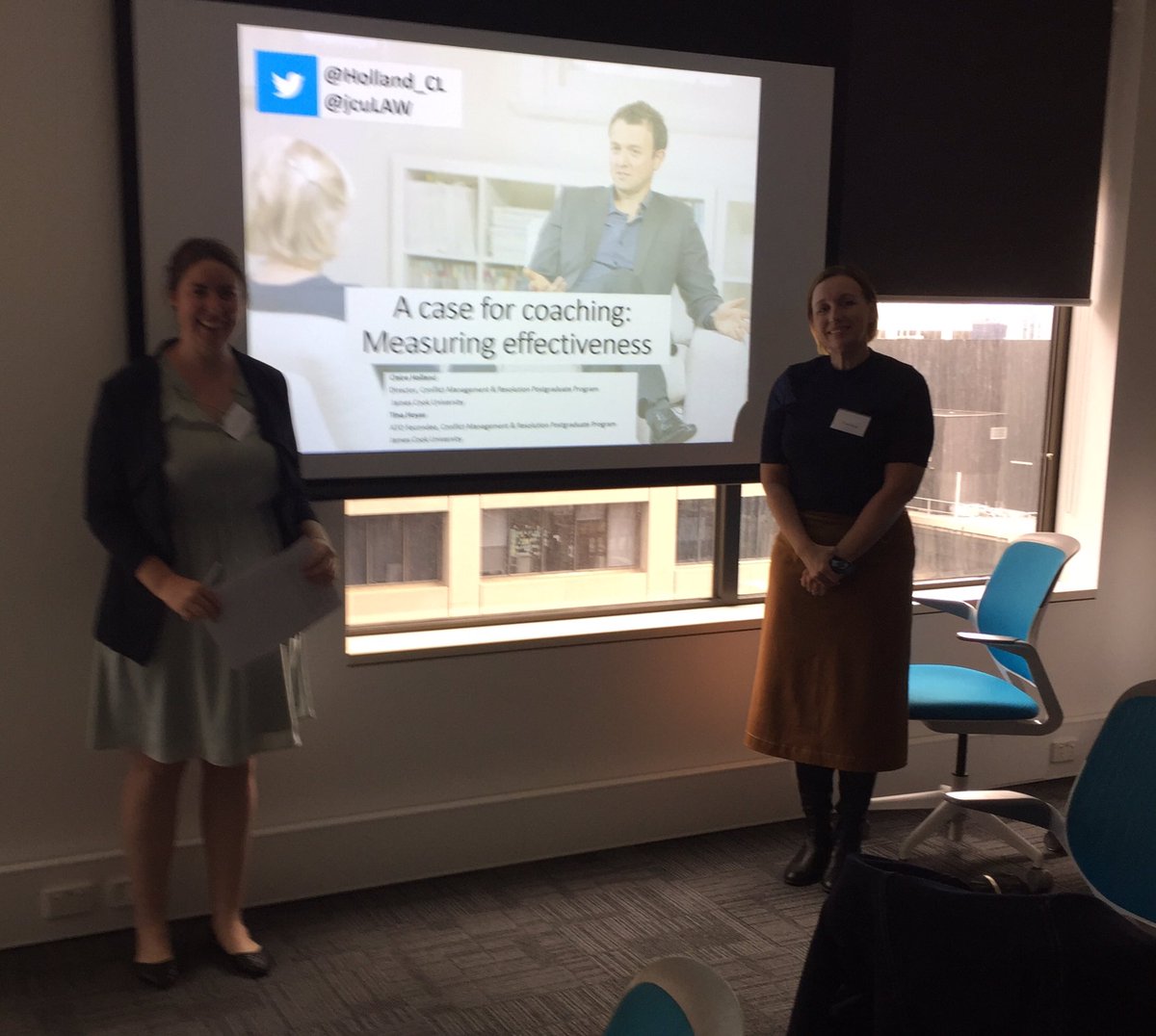Looking forward to hearing an update on Claire Holland and Tina Hoyer’s case for coaching #ADRRN19 <a href="/Holland_CL/">Claire Holland</a>