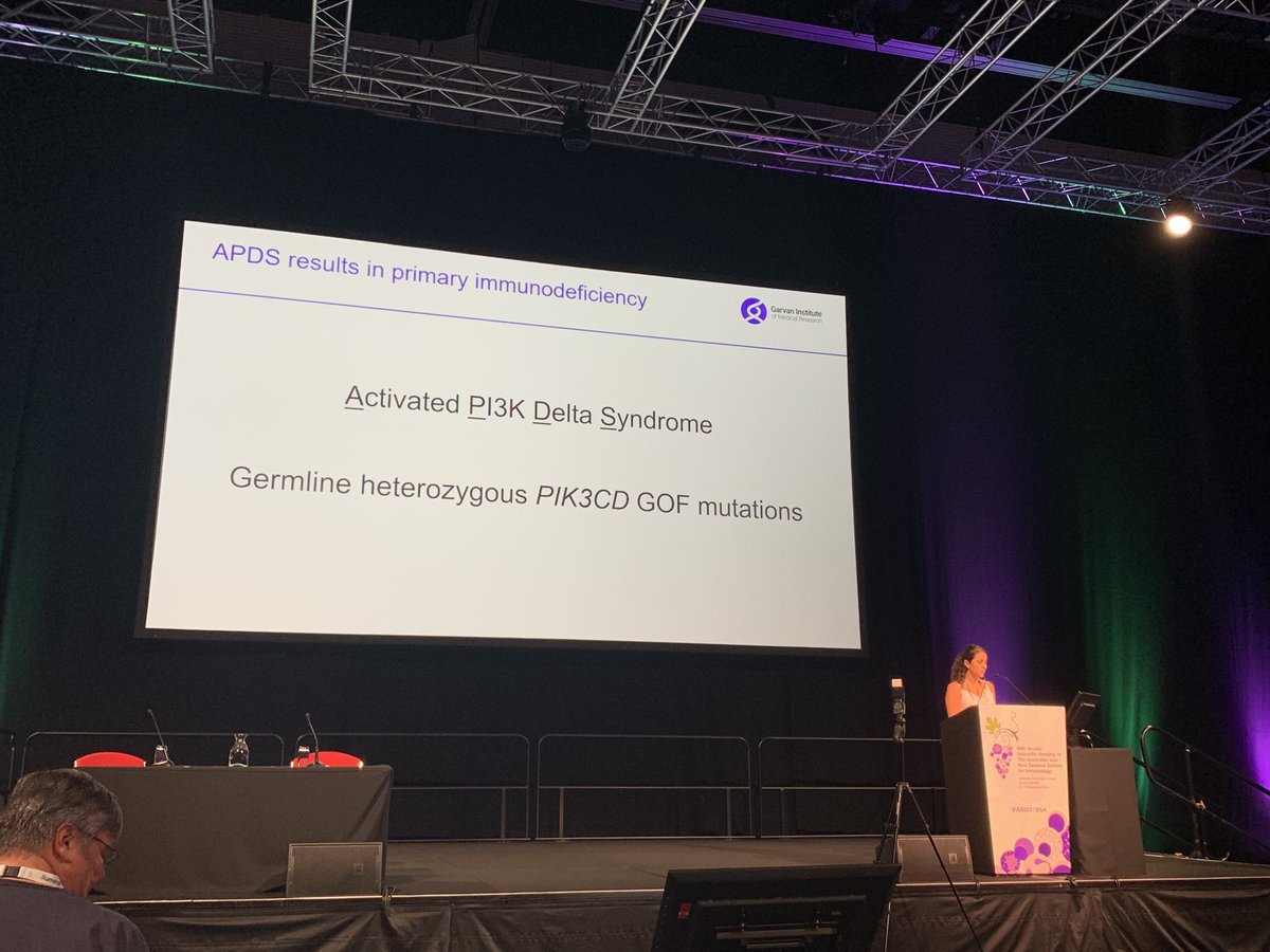 Phan Lab (@labphan) on Twitter photo âŠGreat talk by âŠ<a href="/bier_julia/">JĂșlia Bier</a>â© from âŠ<a href="/DeenickLab/">Deenick Lab</a>â© and âŠ<a href="/stutangye/">Stuart Tangye</a>â© <a href="/GarvanInstitute/">Garvan Institute of Medical Research</a>â© on APDS syndrome. Using CRISPR mice to dissect the mechanism of immune dysregulation in patients âŠ<a href="/ASImmunology/">Australian and New Zealand Society for Immunology</a>â© #ASI2019SA. âŠGreat talk by âŠ<a href="/bier_julia/">JĂșlia Bier</a>â© from âŠ<a href="/DeenickLab/">Deenick Lab</a>â© and âŠ<a href="/stutangye/">Stuart Tangye</a>â© <a href="/GarvanInstitute/">Garvan Institute of Medical Research</a>â© on APDS syndrome. Using CRISPR mice to dissect the mechanism of immune dysregulation in patients âŠ<a href="/ASImmunology/">Australian and New Zealand Society for Immunology</a>â© #ASI2019SA.