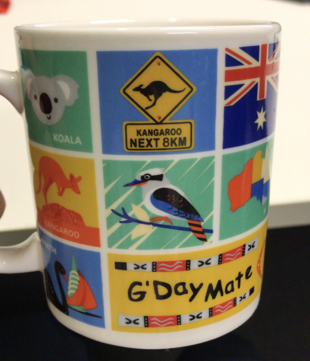 Trying my best to integrate as fast as I can with my wholesome mug.   #studentabroad #phdabroad #unswlife #australia