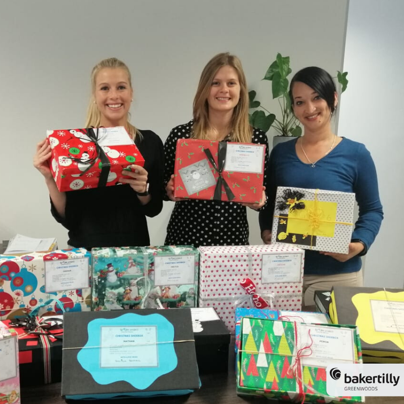 BakerTillyGW's tweet photo. Baker Tilly Greenwoods participating in the Christmas Shoebox Project to help the NPO, 9Miles Project, bring joy to the children this Christmas ❤️
•
•
#bakertillygreenwoods #bakertillylife #christmas #santashoebox #npo #9milesproject #children #joy https://t.co/rN1yo4wGDV