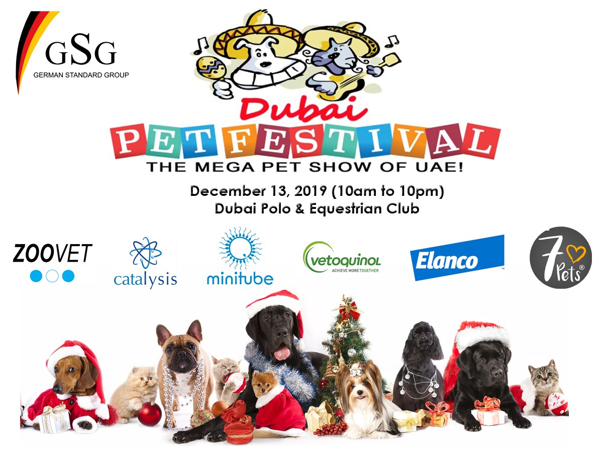 GSGroupco's tweet photo. GSG is participating in Dubai Pet Festival this coming December 13, 2019 at Dubai Polo and Equestrian Club... Please visit our stand as we are displaying the first UAE Mobile Lab-Reproduction Clinic and wide range of products for companion animals. See all you there.... https://t.co/tGHSFuVS15