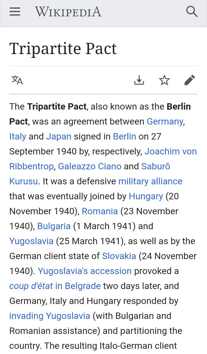 In September 1940, Germany, Italy, and Japan sign the Tripartite Pact, uniting them in the war against the Soviet Union and Communism.Many other European Nations would also sign on, including Hungary, Romania, Bulgaria, Slovakia.