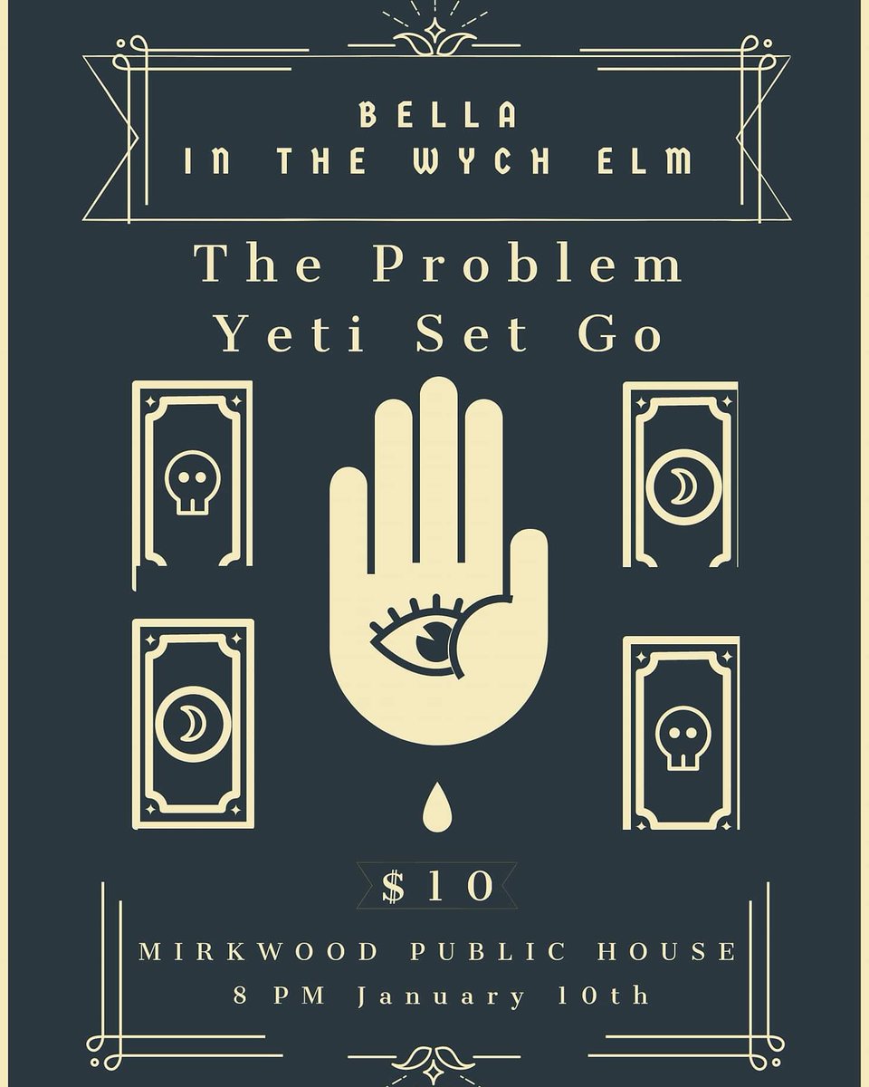 InWych's tweet photo. Bella in the Wych Elm will be playing the @mirkwood_public_house on 1/10/2020. It's a Friday. I know you don't have plans yet. Will you come to our show? 
#doommetal #doommetalfridays #fridaynight #fridayshow #metal https://t.co/Qslmf6hscp
