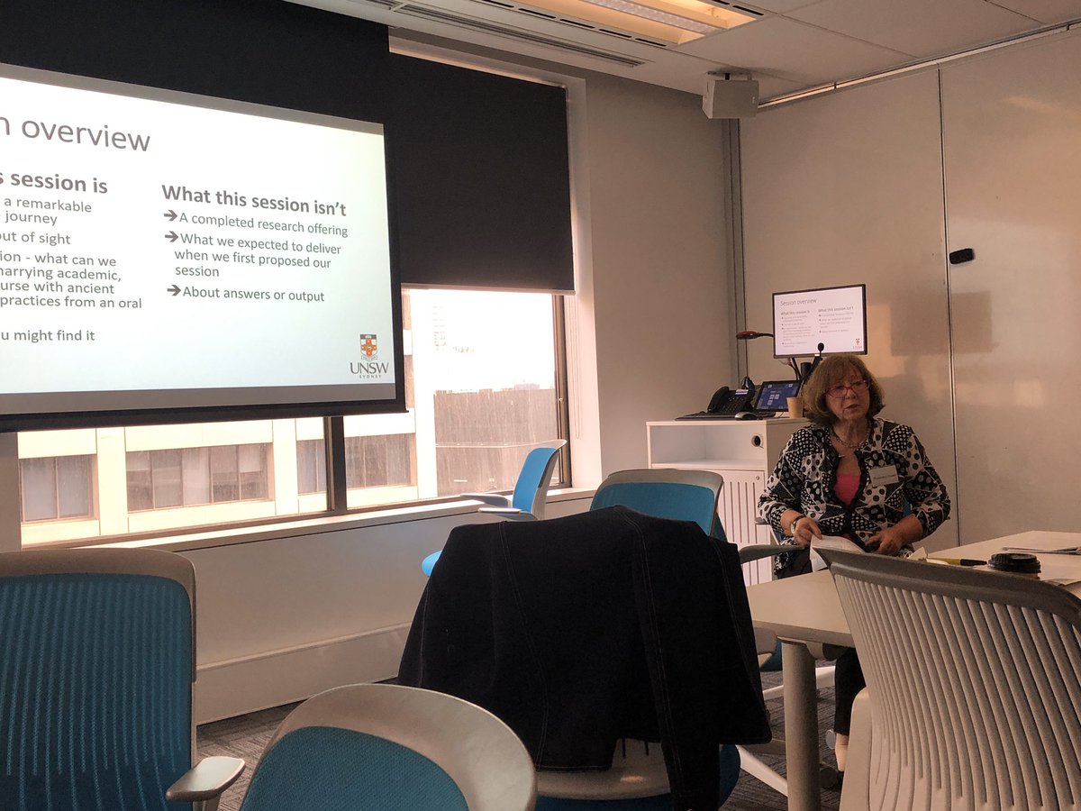 Rosemary Howell is taking us through the story of how she developed her project with Emma Lee on reimagining the narrative and it’s special place in conflict resolution with Indigenous Australians #ADRRN19. Here’s the blog mediationblog.kluwerarbitration.com/2019/07/22/all…