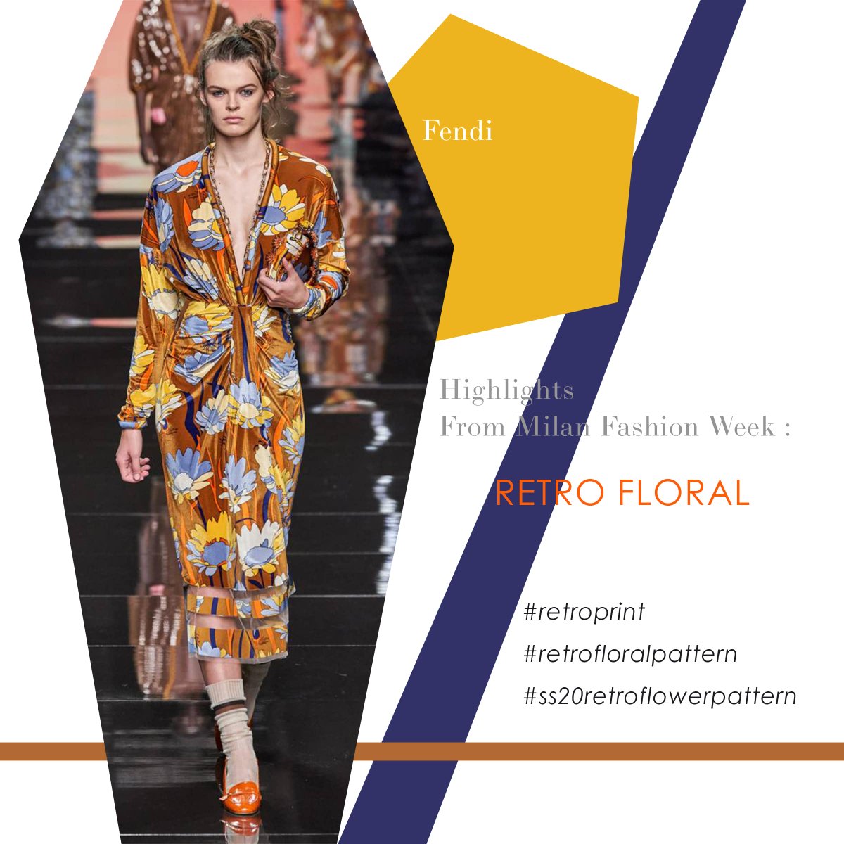 ipatterncom's tweet image. Beyond any doubt floral prints&amp;amp;patterns are the most important element in fashion industry.Retro Floral Patterns will continue to influence the trend of Spring/Summer 2020.  #patternforsale #ipattern #printdesign #milanfashionweek