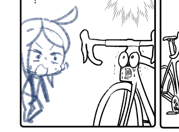 今日UP予定のマンガ
さて自転車くんはどうしたのでしょう 