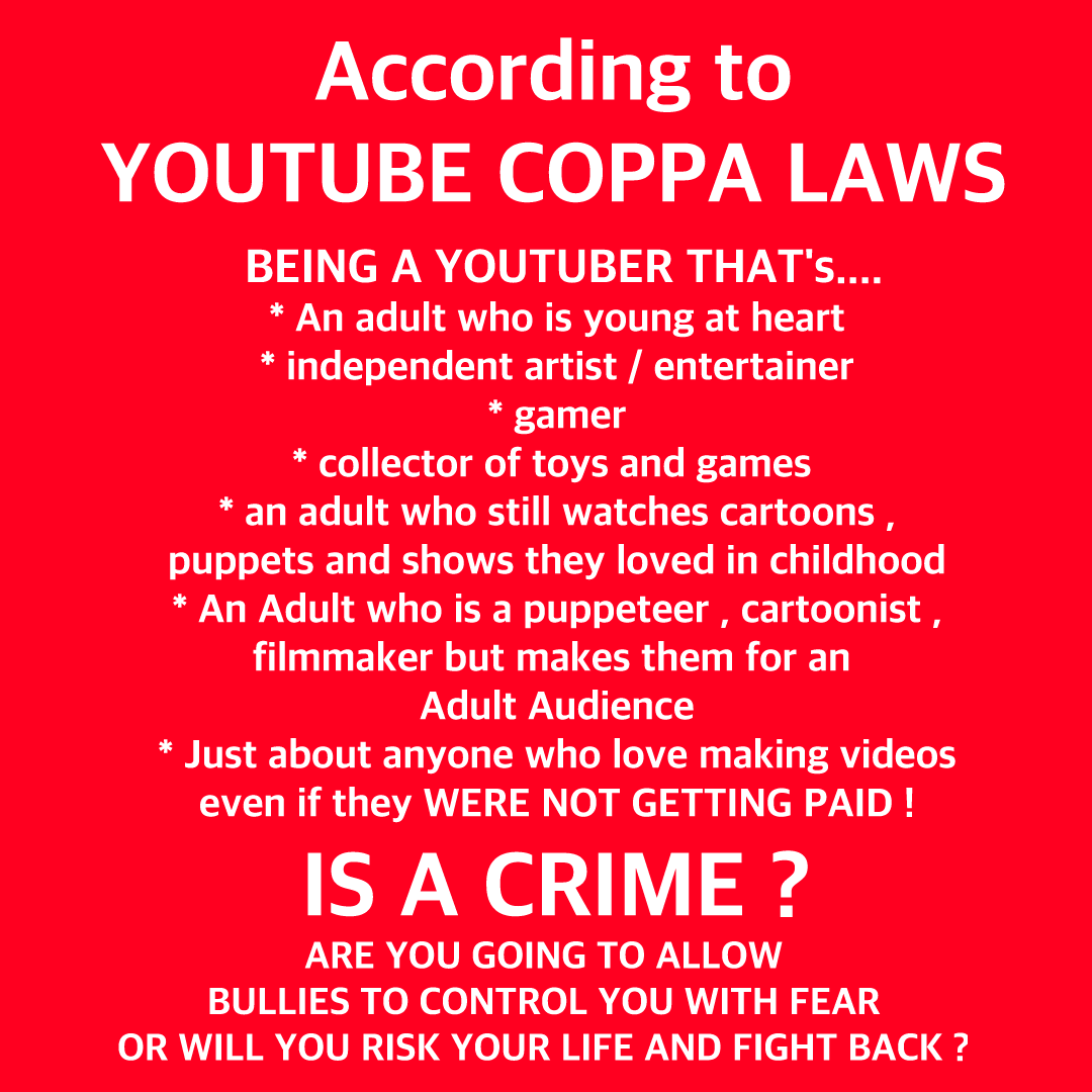crooks_erica's tweet photo. #YouTubeWalkOut starts tomorrow #youtube #youtubecoppa #youtuber #youtubers #youtuberewind #savetheinternet #takebacktheinternet #NetNeutrality #arts #puppeteer #entertainer #cartoonist #indiefilmmaking #indiefilm #independentfilmmaker #video #videos #animator #animation #OURTUBE https://t.co/vNm4B17zfA