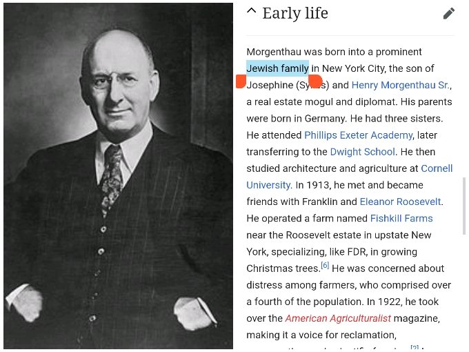 This policy of cornering Japan was primarily pushed by Harry Dexter White, a literal secret agent for the Bolshevik Govt in Russia.He was brought in by fellow tribe member Henry Morgenthau Jr., the US Secretary of the Treasury.These are the people who helped drag  to war.