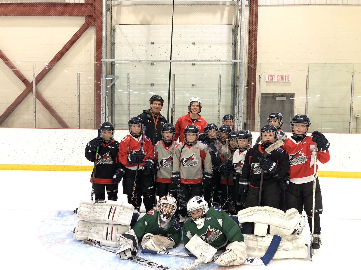 Would like to give a special thanks to Gilles and Matthew Gervais for coming out to work with theses kids and give them some new stuff to work on #skillsday#waveacademy#hockeydevelopment#HSL#wave2010major