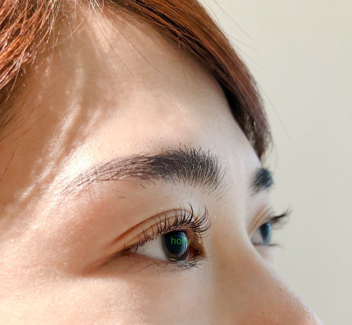 田口 将志 Holly Hock まつ毛パーマ 全体的にカールしたデザイン 持ちも マスカラの塗りやすさも Holly Hock 宇治市美容室 宇治小倉町美容室 マツエク まつ毛パーマ 美容室併設サロン