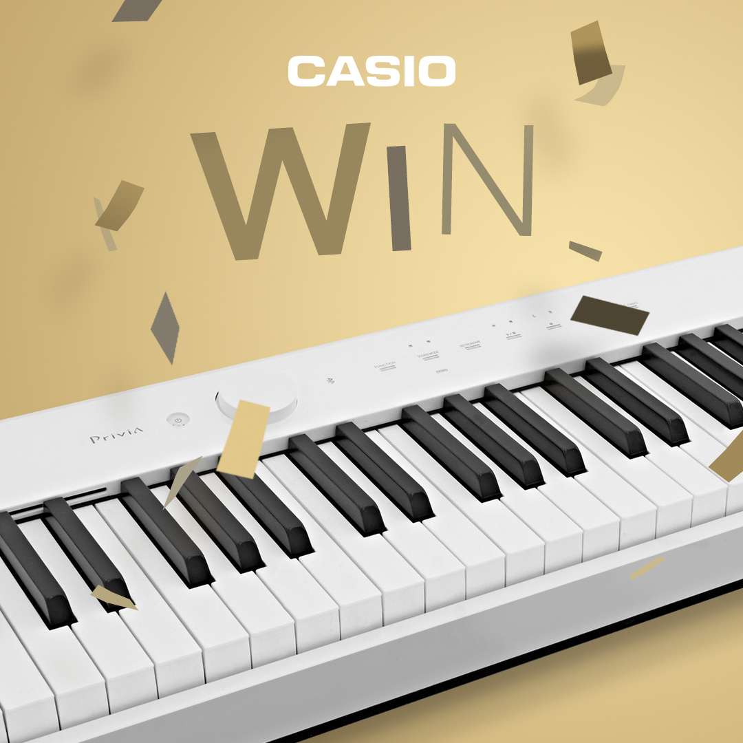 Win a <a href="/CasioMusicUK/">Casio Music</a> PX S1000 digital piano worth £469! The world's slimmest digital piano with hammer action keys &amp; speakers!🎄🎁
To enter: 
1) LIKE
2) RETWEET
3) COMMENT which Christmas song you'd play on the PX S1000!
Closes 18.12.19 @ 12:00.
Read more bit.ly/354EXm4
