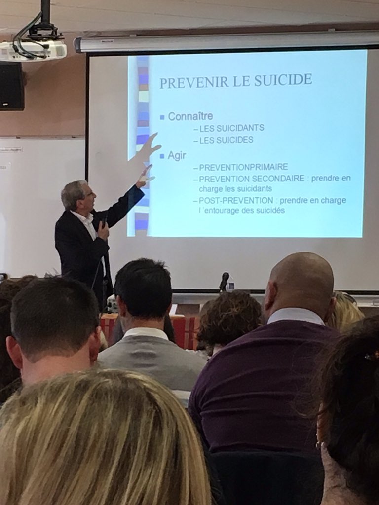 #CriseSuicidaire Pr Michel Debout. Comment construire la prévention du suicide ? Il faut connaître les suicidants et les suicidés. Puis les suicidaires.