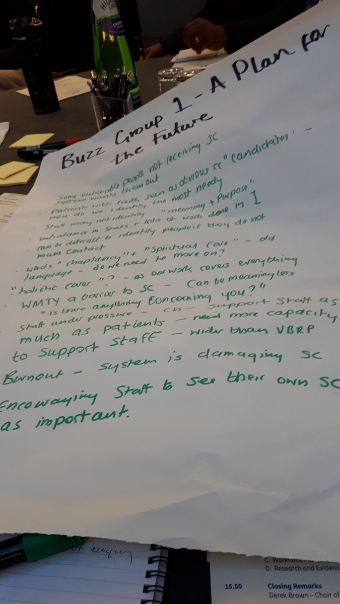 ANhsgrampian's tweet photo. Busy Buzz Group exploring issues in the delivery of Spiritual Care #FutureChaplaincy @NHSGrampian https://t.co/EH2g8aqxiU